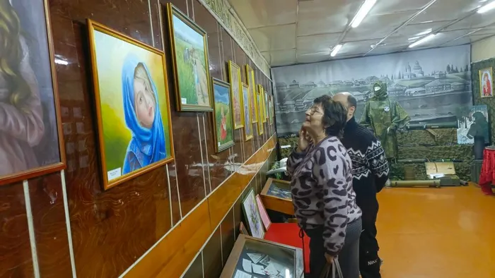 на выставке